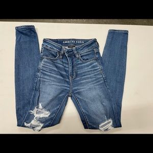 American Eagle hi-rise jeans
